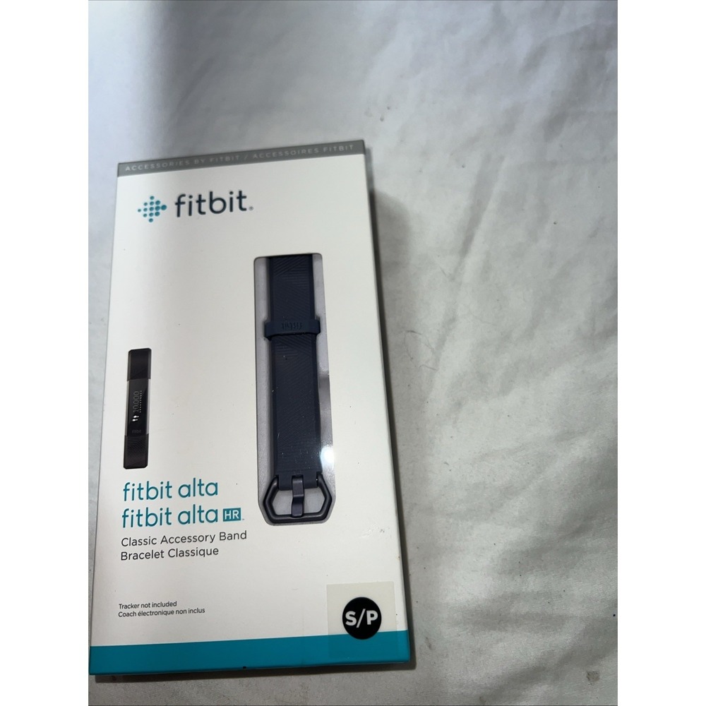 Fitbit Alta HR Smartwatch Band Mens/Unisex S/P GRAY *New SEALED